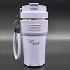 Vixo TERMINIS PUODĖLIS 500 ml KERAMINIS TERMO BUTELIS 316 PLIENAS KAVOS ARBATA VANDENUI