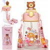 VIXO VAIKO BUTELAS 530 ml BPA BE BPA TRITAN LEASH MIST BUTELE LOKIS
