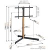 Laikiklis Vogels Vogel's products b.v., Nyderlandai VOGEL'S COMFORT TVS3695OB TV Stovas