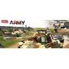 Vokietijos Panther Tank 725 El Modelis 2in1 Sluban Blocks Army Military B0859