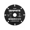 Graphite Volframo karbido pjovimo diskas MEDIENAI ir PLASTIKUI 125 x 22.2 mm