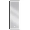 Vonios veidrodis Mexen Coro Juodas su LED apšvietimu ir šildymo kilimėliu, 45 x 120 cm