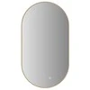 Vonios veidrodis VENTO JOTTO, LED 2700-6500K, antiras., auksinis rėmas, ovalus, 50 x 90 cm