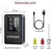 Voxom EPu2 USB-C 120 PSI akumuliatoriaus siurblys, juodas aliuminis