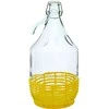 Vyno indas su užspaudžiamu kamščiu Lady Demijohn Browin 5L su plastik. krepšiu