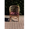 Wicker Kosz Wicker-Krepšys Pinti fotelis su pagalve Regan TWO DESIGNS pinti fotelis