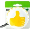 Widek Dviračio skambutis Emoji - Dviračių mada - 80 mm skersmuo - Balta/Geltona - Emoji raštas - Thumbs Up modelis