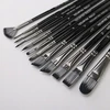 Wielorybie Rzeczy Nylon Artistic Paint Brushes ventiliatorių rinkinys 12vnt