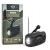 Wild Trek Survival Radio saulės skydelio LED Dinamo žibintuvėlis