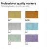 Winsor Newton Promarker Metallic Tones 6 spalvų markerių rinkinys