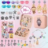 WKS Charms Beads Labubu papuošalų apyrankių kūrimo rinkinys vaikams