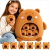 WKS DIDELIS CAPYBARA MASKOTAS SU MAŽA CAPYBARA 7 viename CAPYBARA + 6 MAŽOS CAPYBARA