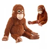 WKS DIDELIS MONKEY ORANGUTAN MASKOTAS 67 cm VELCRO RANKOS KOJOS PLIUSAS CADDY XXL