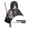 WM Sasuke Uchiha pelerina iš Naruto minifigūrėlės kaladėlėms