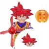 WM Son Goku Raudona iš Dragon Ball minifigūrėlės kaladėlėms
