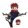 WM Yuji Itadori žaibas iš Jujutsu Kaisen kaladėlių minifigūrėlės