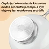 Wok glazūruota keraminė keptuvė su nepridegančia danga - balta 28 cm