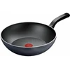 TEFAL keptuvė | H0561942 | Wok | 28 cm skersmuo | Tinka indukcinei kaitlentei | Fiksuota rankena | Juodas