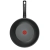 TEFAL keptuvė | H0561942 | Wok | 28 cm skersmuo | Tinka indukcinei kaitlentei | Fiksuota rankena | Juodas