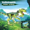WOMA C0446-DS blokeliai. Velociraptor dinozauras
