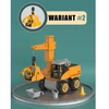 WOOPIE STATYBOS VEIKLA 5IN1 XXL SUKIMAS DIY VAIKAMS AUTOMATINIS EKSKAVATORIUS KRANAS TIR