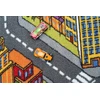 Wykadziny I Dywany Big City Pilkas Street kilimas, 150x200, skirtas vaiko kambariui