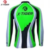 X Tiger Dviratininkų megztinis su atšvaitais Vyriškas užtrauktuku pavasarinis šiltas XL
