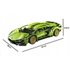 Xingbeiyi Mega Lamborghini Cyberpunk Block Set 1280 Elements 1:14 Sport Car