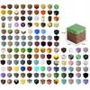 XINLONGDIANZI Magnetinės plytos 100 vnt Minecraft Style + Papildoma 100 plytų + 5 figūrėlės
