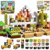 XINLONGDIANZI Magnetinės plytos 100 vnt. Minecraft stiliaus + papildoma 100 plytų + 5 figūrėlės