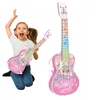 Xpart INTERAKTYVI ELEKTRINĖ GITARA VAIKAMS ŠVIESI GARSO ROŽINĖ MUZIKA