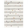 Yellow Tipi Geltona Tipi Dywan Stripes and Dots beige 120x170