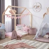 Yellow Tipi Geltona Tipi Dywan Stripes and Dots beige 120x170