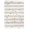 Yellow Tipi Geltona Tipi Dywan Stripes and Dots beige 120x170