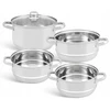 Yermos GARINIMO PUODAS Garų puodas 5 vnt 5L 24cm INDUKCINĖS dujos 9245
