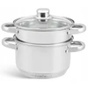 Yermos GARINIS PUODAS Garų puodas 3 vnt 5L 24cm INDUKCINĖS Dujos 9243