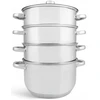Yermos GARINIS PUODAS Garų puodas 5 vnt 3,7L 22cm INDUKCINĖS dujos 9225