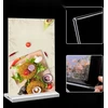 Yosoo STABIUS EKRANAS STOVAS 8 VNT AKRILINIS STALUUI A6 15X10CM