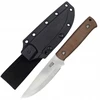 Za-Pas Biwi BW10 Micarta Satin lauko išgyvenimo peilis su dėklu - Rudas