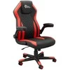 Žaidimų kėdė White Shark King's Throne Gaming Chair, Juoda-raudona