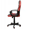 Žaidimų kėdė Kraken Chairs Delta, juoda/raudona