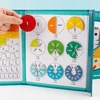 ŽAISLAS MOKYTIS MATEMATIKOS TRUMPANŲ LENTELĖS MAGNETINĖS MOKYMOSIOS MONTESSORI