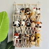ŽAISLINIŲ TINKLŲ ORGANIZATORIAUS KABAMAS KREPŠIS TEDDY TOYS HAMMOCK BOHO KONTEINERUI