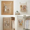 ŽAISLINIŲ TINKLŲ ORGANIZATORIAUS KABAMAS KREPŠIS TEDDY TOYS HAMMOCK BOHO KONTEINERUI