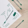 Žalias "pelikan Hang Stick" rutulinis rašiklis