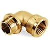 Žalvarinė alkūnė GENERAL FITTINGS, 1", vid/išor