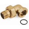 Žalvarinė ardoma jungtis GENERAL FITTINGS, 1/2", kampinė, vid/išor