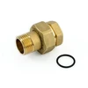 Žalvarinė ardoma jungtis GENERAL FITTINGS, 1/2", kampinė, vid/išor
