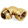 Žalvarinė chrom. alkūnė GENERAL FITTINGS, 1/2", vid/išor