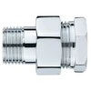 Žalvarinė chrom. alkūnė GENERAL FITTINGS, 1/2", vid/išor